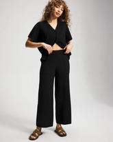 Premier Knit Wide Leg Crop Pants