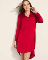 Button Front Sleepshirt