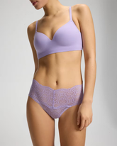 Crochet Lace High-Waist Thong Panty