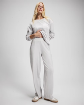 Velour Straight Leg Pants