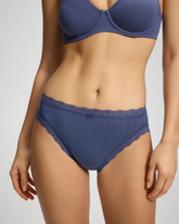 Cotton Rib High-Leg Panty